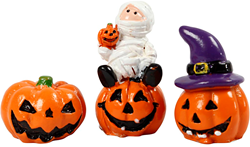 Creativ Company mini figurines Halloween - décoration résine 3 pièces