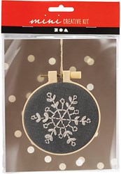 Creativ Company borduurset sneeuwvlok kerstdecoratie DIY hobby
