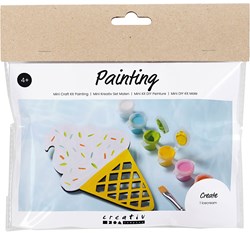 Creativ Company hobbyset schilderen ijshoorntje voor kinderen - creatief speelgoed