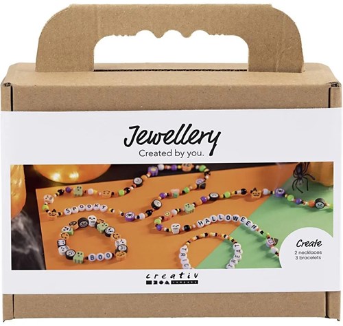 Creativ Company kit de création bijoux perles et bracelets Halloween