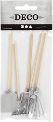 Creativ Company miniatuur tuingereedschap set - 11 cm - 5 stuks - decoratie