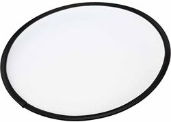 Creativ Company frisbee speelgoed nylon wit 25 cm decoreren 5 stuks
