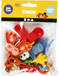 Creativ Company knutselset plastic lichaamsdelen multicolor 26 stuks