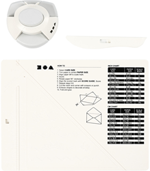 Creativ Company scoringboard rilbord 13x19 cm kunststof knutseltool