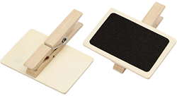 Creativ Company schoolbord met wasknijper - krijtbord set 6 stuks