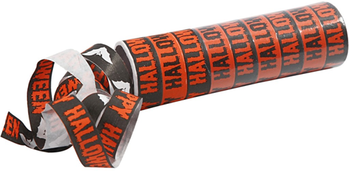 Creativ Company serpentins Halloween décoration de fête en papier noir orange