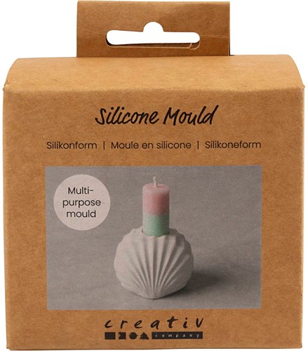 Creativ Company siliconen vorm schelp kandelaar decoratie gieten