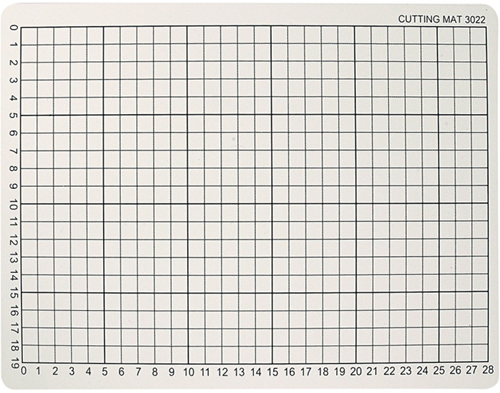 Creativ Company snijmat rubber met rasterlijnen 22x30 cm hobby