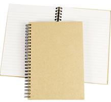 Creativ Company notitieboek A5 spiraal Kraftpapier gelinieerd 80 vel