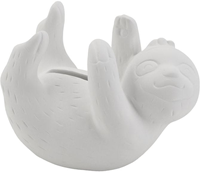 Creativ Company tirelire paresseux en terre cuite 6 pièces décoration