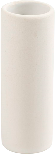 Creativ Company vase terracotta cylindre blanc 11x4 cm décoration