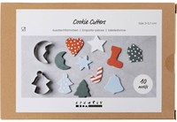 Creativ Company emporte-pièces Noël inox lot de 10 pièces