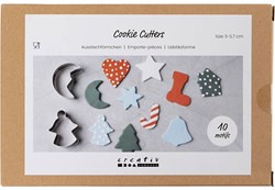 Creativ Company emporte-pièces Noël inox lot de 10 pièces