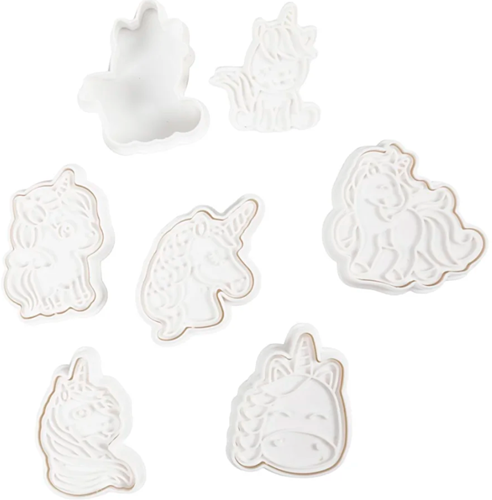 Creativ Company emporte-pièces transport blanc 6 pcs pour pâte et gâteau