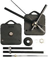 Creativ Company klokonderdelen en uurwerk zwart DIY set 10 mm