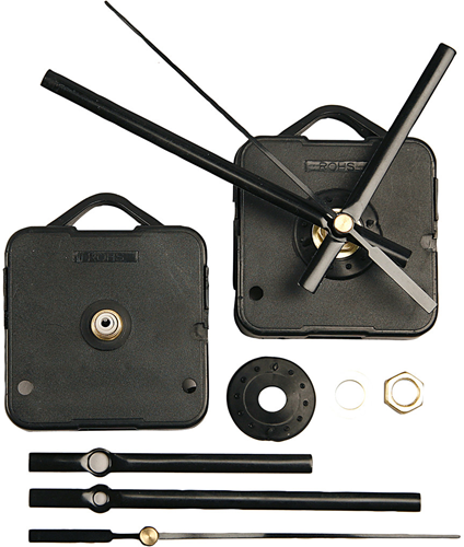 Creativ Company klokonderdelen en uurwerk zwart DIY set 10 mm