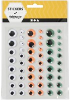 Creativ Company yeux mobiles set créatif Halloween 54 pièces multicolore