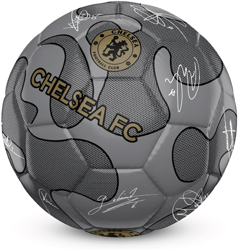 Team Merchandise voetbal Chelsea 32 Panel Camo Signature maat 5 zilver