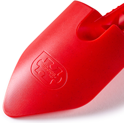 Bigjigs eco schep - kersenrood