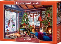 Castorland Weihnachtshäuschen - 2000 Teile-2