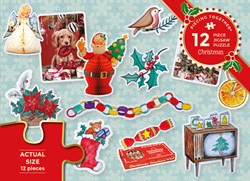 Gibsons puzzle de Noël - 12 pièces XXL - jeu de puzzle pour enfants