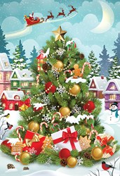 Eurographics kerstpuzzel Christmas Tree Tin - 550 stukjes puzzelplezier