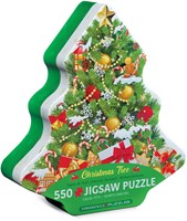 Eurographics kerstpuzzel Christmas Tree Tin - 550 stukjes puzzelplezier-2