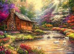 Grafika Chuck Pinson - Brookside Retreat - 4000 Teile