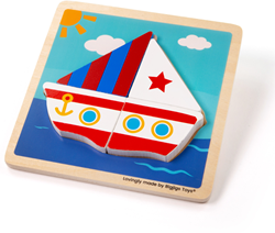 Bigjigs Puzzle bateau à soulever