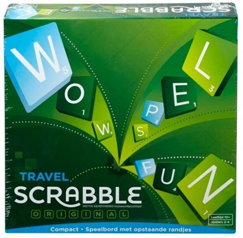 Mattel familiespel Scrabble Reis editie