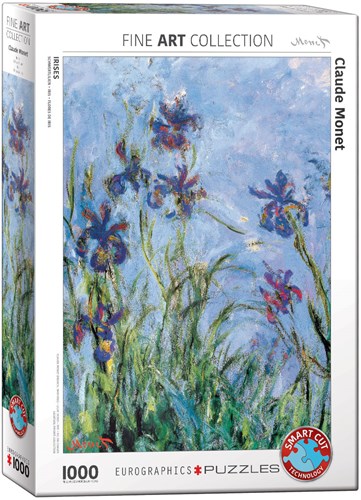 Eurographics puzzle Iris - Claude Monet - puzzle d'art 1000 pièces-2