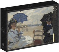 Grafika Claude Monet - The Beach at Trouville, 1870 - 1000 Teile-2