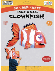 Fiesta Crafts kit créatif poisson-clown masque 3D carton jouet créatif
