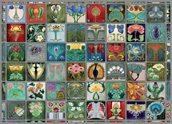 Cobble Hill puzzle Art Nouveau carreaux - 1000 pièces de plaisir