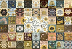Cobble Hill legpuzzel Bee Kind - 2000 stukjes puzzel vintage