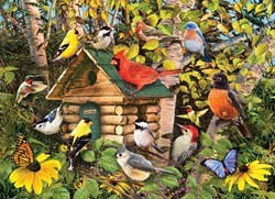 Cobble Hill puzzle oiseaux Bird Cabin - 1000 pièces de plaisir
