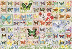 Cobble Hill puzzle animaux - Papillons et Fleurs 2000 pièces