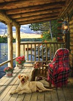 Cobble Hill puzzle Cabin Porch - 1000 pièces puzzle nature