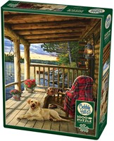 Cobble Hill puzzle Cabin Porch - 1000 pièces puzzle nature-2