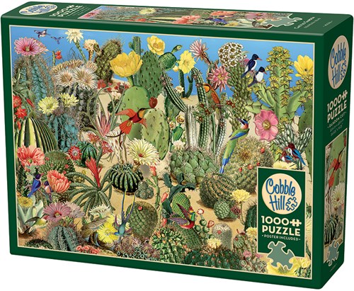 Cobble Hill legpuzzel cactus tuin - 1000 stukjes puzzel volwassenen-2