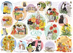 Cobble Hill puzzle chats Cat Thoughts - 1000 pièces plaisir du puzzle