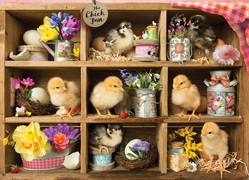 Cobble Hill legpuzzel Chick Inn 1000 stukjes dieren thema