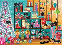 Cobble Hill legpuzzel kerst katten - 1000 stukjes puzzel plezier