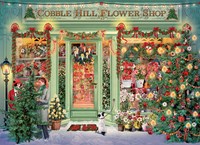 Cobble Hill puzzle de Noël 1000 pièces Christmas Flower Shop jeu