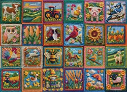 Cobble Hill legpuzzel Country Life Crochet 1000 stukjes puzzelplezier