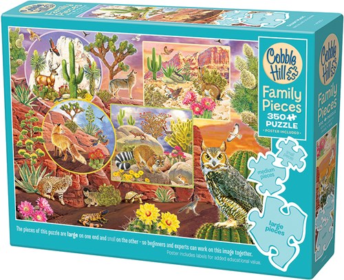 Cobble Hill puzzle Desert Magic - 350 pièces animaux nature-2