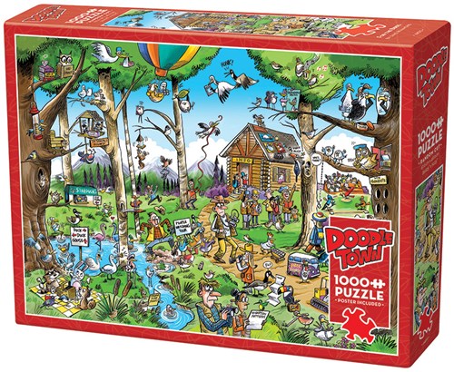 Cobble Hill puzzle DoodleTown Birdwatcher's Paradise 1000 pièces-2