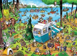 Cobble Hill puzzle DoodleTown : Call of the Wild 1000 pièces animaux