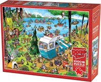 Cobble Hill puzzle DoodleTown : Call of the Wild 1000 pièces animaux-2