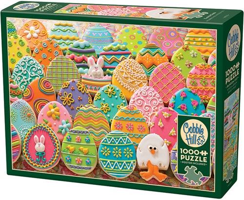 Cobble Hill puzzle œufs de Pâques - puzzle 1000 pièces pour adultes-2
